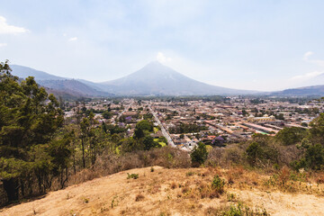 Panoramic Sightseeing View of Antigua's Cerro De La Cruz