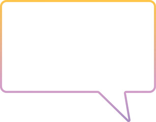 Digital png illustration of text bubble on transparent background