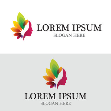 Logo Skincarer, logo salon,  logo female