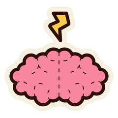 brainstorming sticker