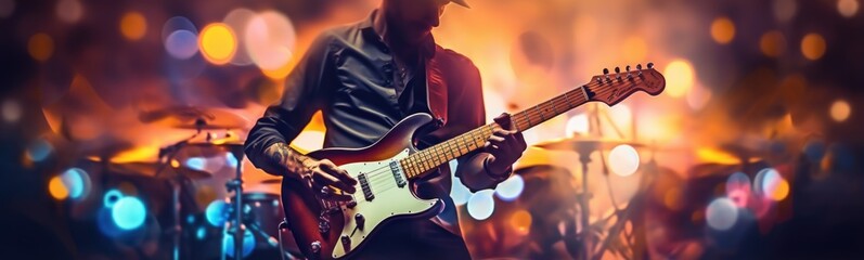 Fototapeta premium Musician banner