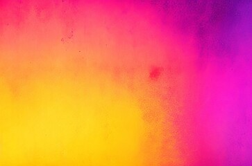 Expressive Abstract Yellow Red Purple Pattern on Rough Concrete Wall. Generative AI.