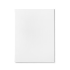 Blank white canvas isolated fit for your project design. - obrazy, fototapety, plakaty