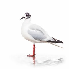 Obraz premium Bonapartes gull bird isolated on white. Generative AI