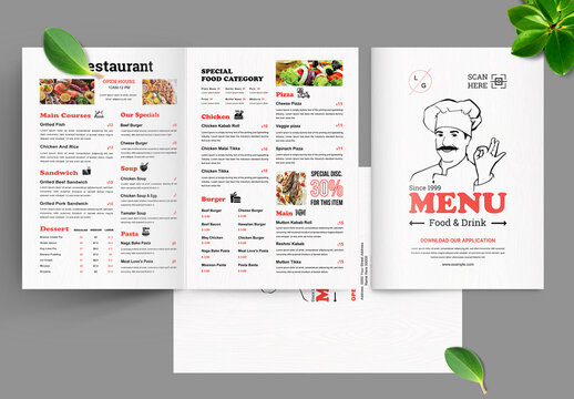 BBQ Menu Template