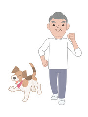 老人　シニア　運動　ウォーキング