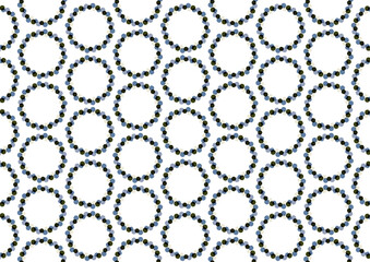 キラキラビーズのようなイラスト_ブラック