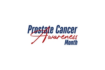 Prostate Cancer Awareness Month background template Holiday concept