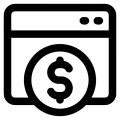 Money exchange payment icon symbol vector image. Illustration of the dollar currency coin graphic design image