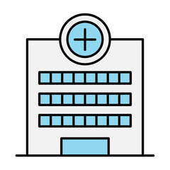 Obraz premium Hospital icon