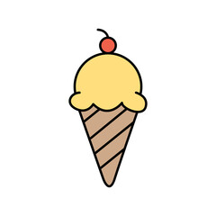 Ice cream cone icon