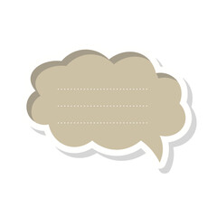 Speech Bubble Sticker