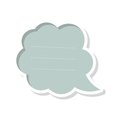 Speech Bubble Sticker