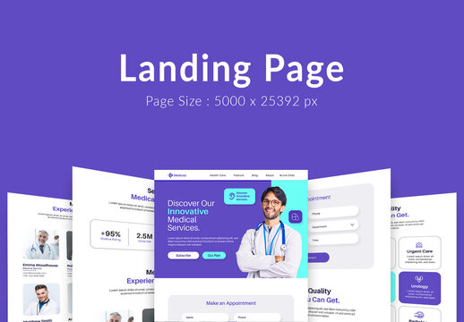 Medical Landing Page Design