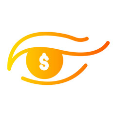 eye Gradient icon