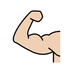 Muscle, body building icon