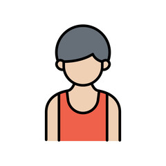 Sport man icon