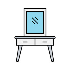 Dressing table icon
