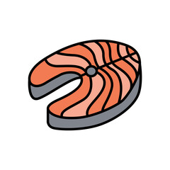 Fish meat icon