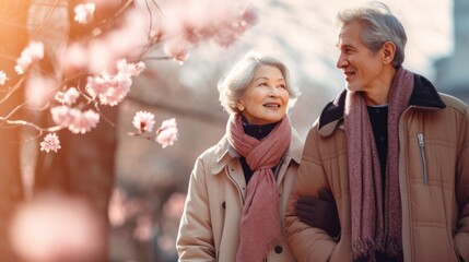 Fototapeta premium Happy seniors in a hobby time , happy retirement concept.