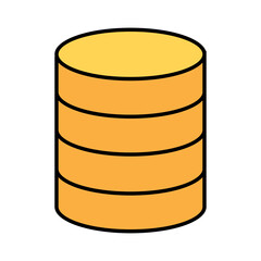 Stack of coins icon