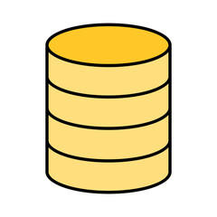 Stack of coins icon