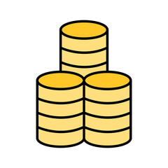 Coins stack icon