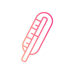 thermometer gradient icon