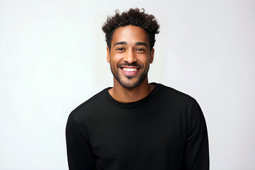 Obraz premium Portrait of a young man smiling at the camera