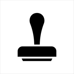 Stamp vector icon sign symbol on white background