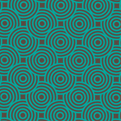 Abstract seamless round vector pattern with backdrop ornament art design vintage spiral illustration with curve design and decoration with circle wave art texture