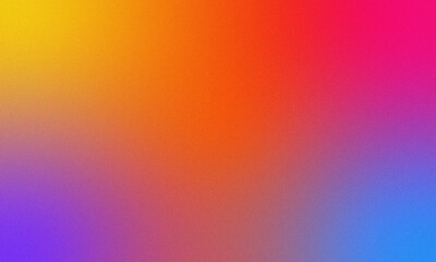 Colorful Digital Distortion, Textured Stories in Every Pixel, gradient, grainy abstract background, banner, Texture, Orange, pink, blue, violet, magenta, Color gradient, rough, grain, noise.