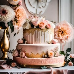 birthday cake and candles 