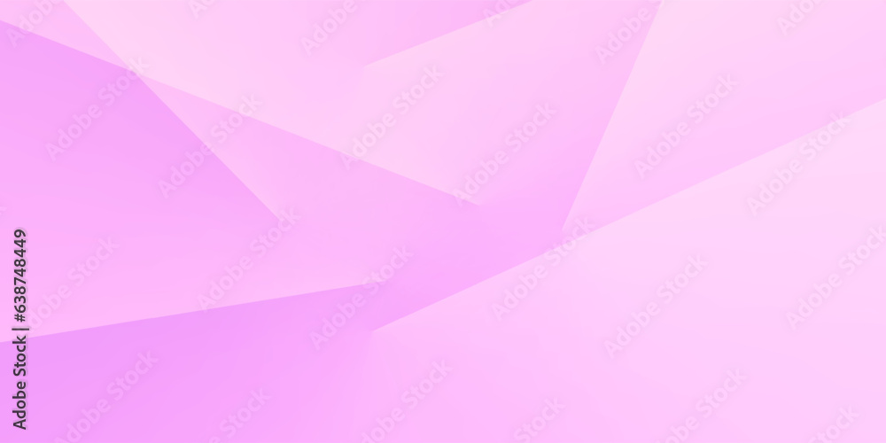 Poster white, purple and pink abstract background design - 3d geometric shapes: stripes and lines - color g