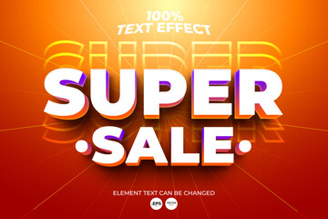 Super Sale Text Effect
