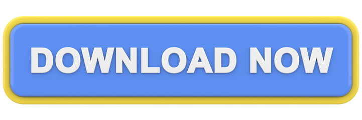 Download now button. 3D illustration.