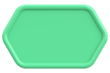 Price tag. Text box. 3D illustration.