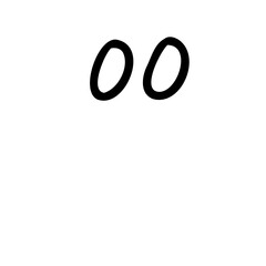 Symbol quotation mark outline font in outline bubble style isolated on white background. For branding, font, logo, abc, presentation, alphabet, signboard, lettering, education.