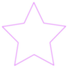 Purple Star Icon with Glow Effect
