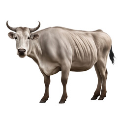 Buffalo on transparent background