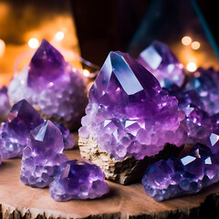 Purple Precious Stone 