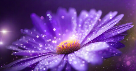 Obraz premium purple flower closeup background concept. 
