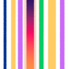 Fabric pattern with colored decorative lines, white background.