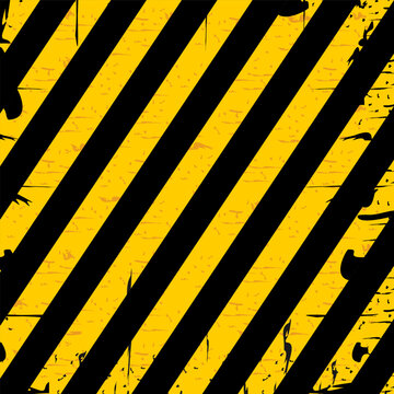yellow and black stripes, board under construction