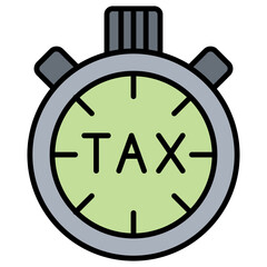 Tax day icon