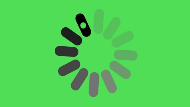 Loading circle, downlaod progress, loading video, animated loading circle in 4K. easy to edit and customize.