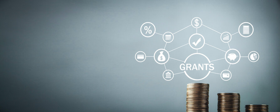 Concept Of Grants. Business. Finance