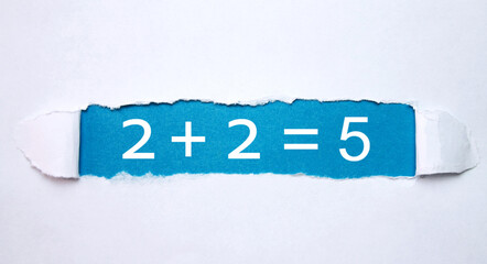 2+2=5. Math. Calculation. Business