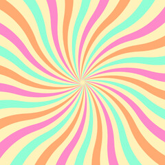 Bakcground retro sunburst