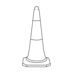 Traffic cone icon